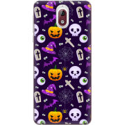 Чехол Uprint Nokia 3.1 Halloween Purple Mood