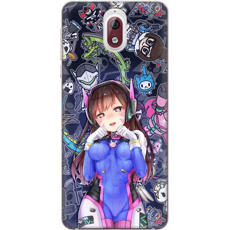 Чехол Uprint Nokia 3.1 Overwatch D.VA