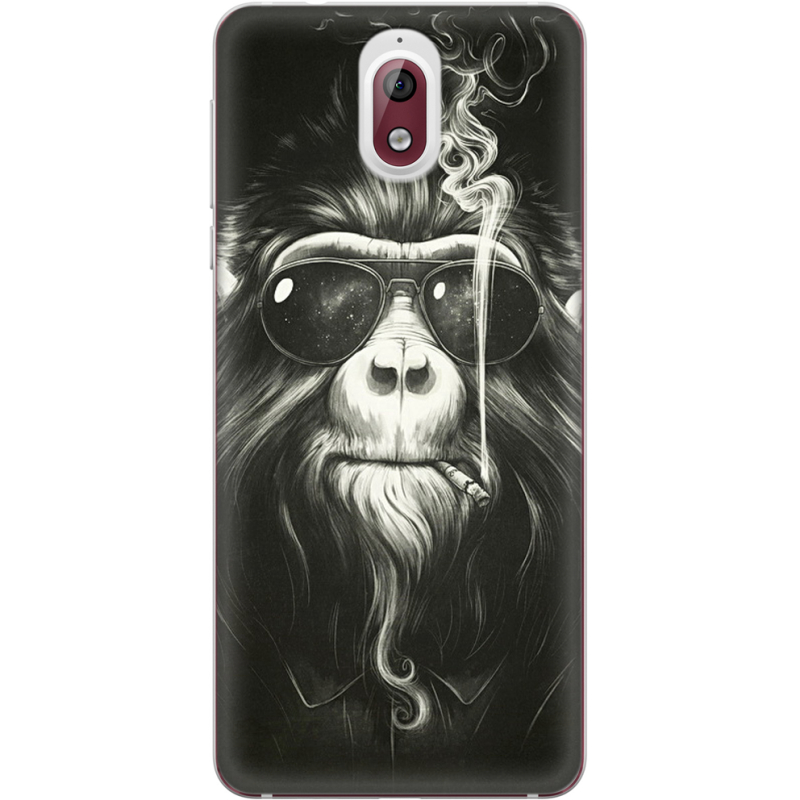 Чехол Uprint Nokia 3.1 Smokey Monkey