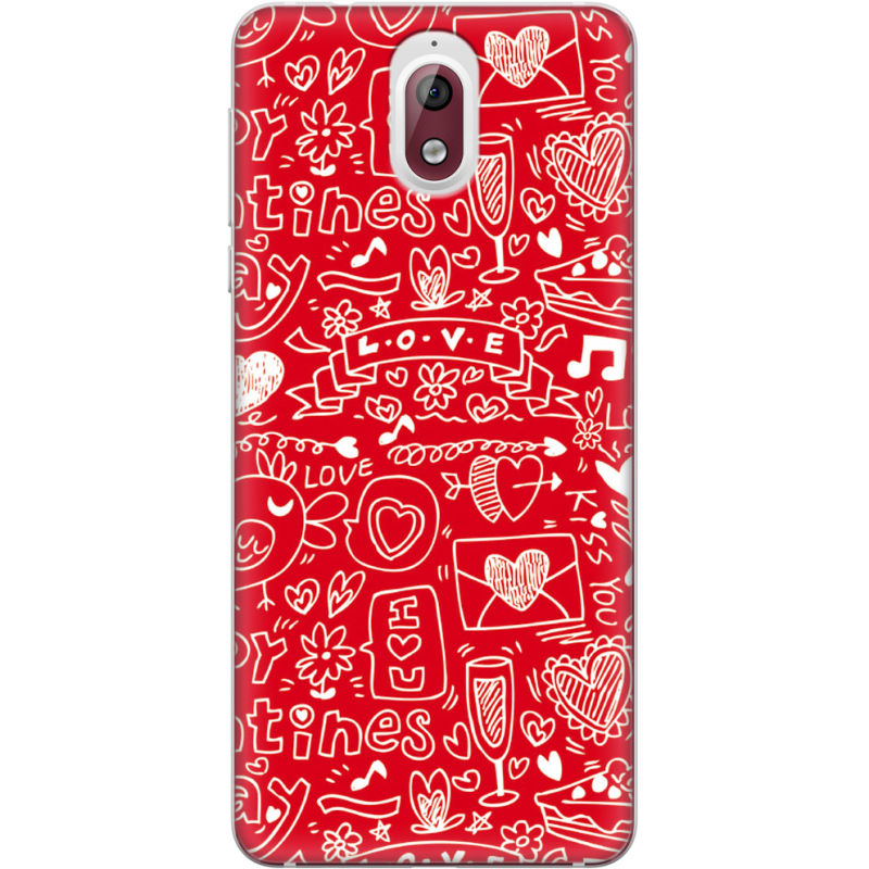 Чехол Uprint Nokia 3.1 Happy Valentines