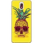 Чехол Uprint Nokia 3.1 Pineapple Skull