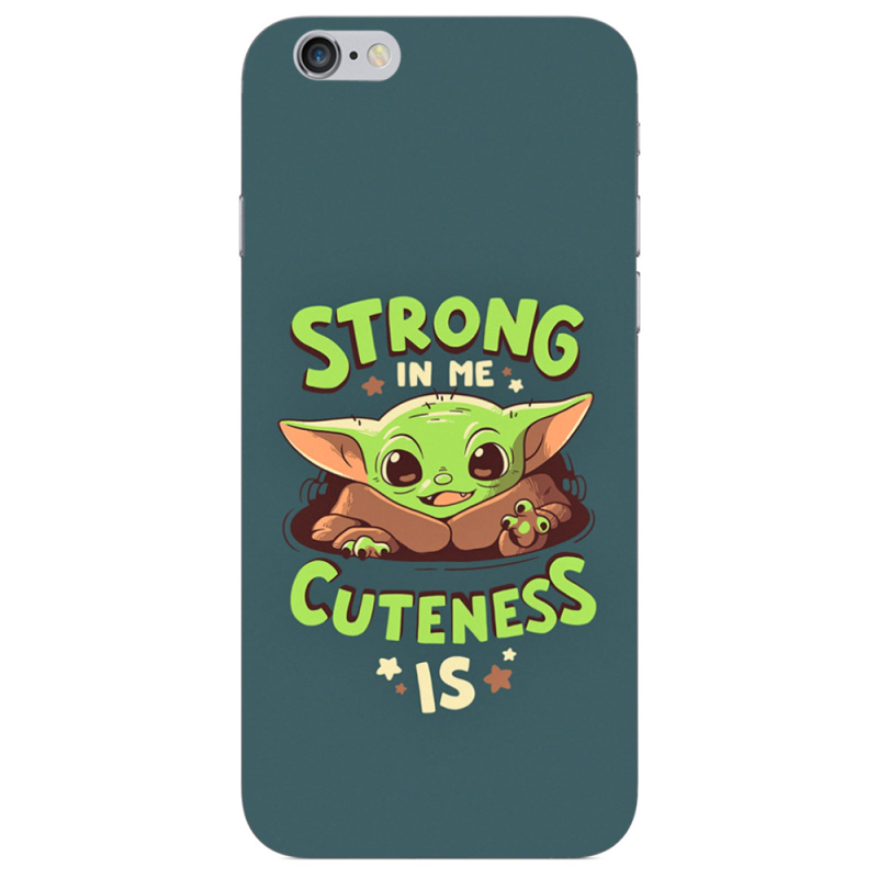 Чехол Uprint Apple iPhone 6 Strong in me Cuteness is
