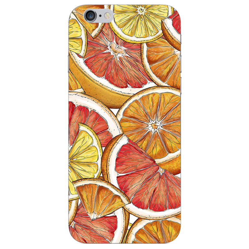 Чехол Uprint Apple iPhone 6 Citrus Pattern