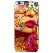 Чехол Uprint Apple iPhone 6 Yellow Girl Pop Art