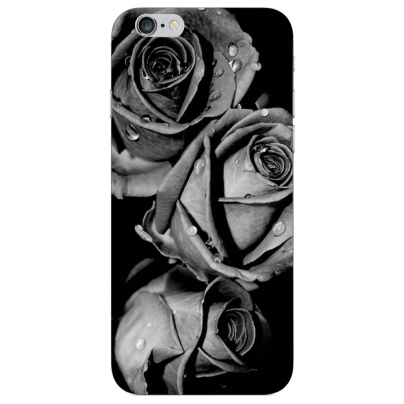 Чехол Uprint Apple iPhone 6 Black and White Roses