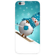 Чехол Uprint Apple iPhone 6 Skier Snowman