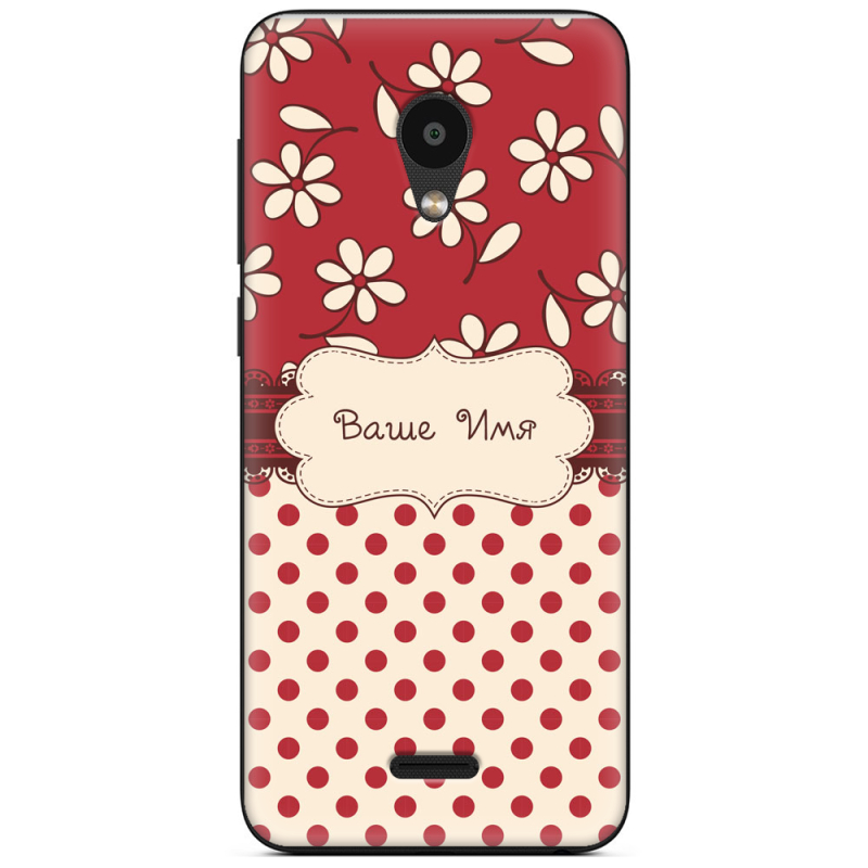 Чехол Uprint Meizu C9 Именной Polka Dots