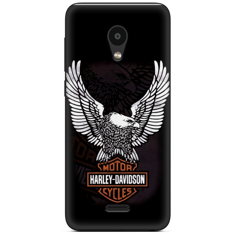 Чехол Uprint Meizu C9 Harley Davidson and eagle