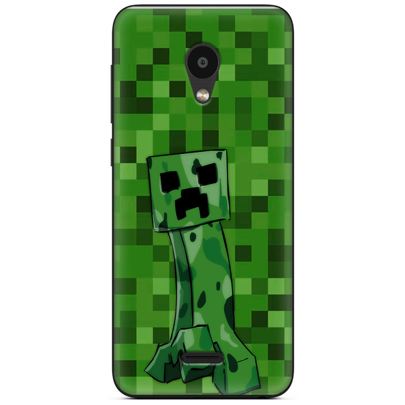 Чехол Uprint Meizu C9 Minecraft Creeper