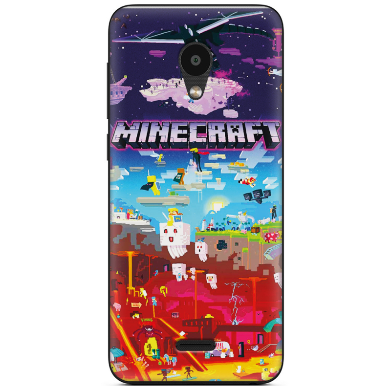 Чехол Uprint Meizu C9 Minecraft World Beyond