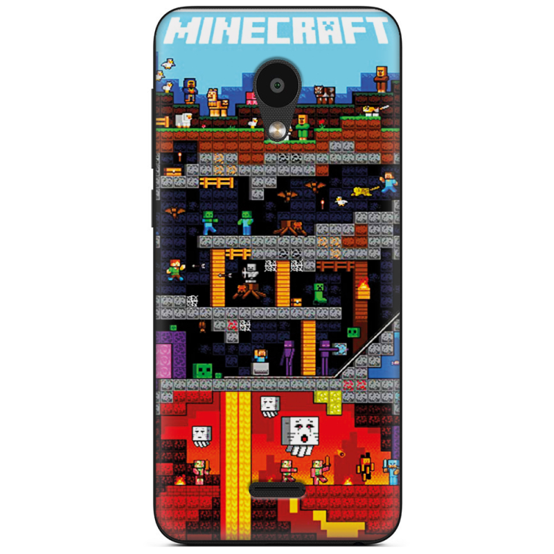 Чехол Uprint Meizu C9 Minecraft Lode Runner