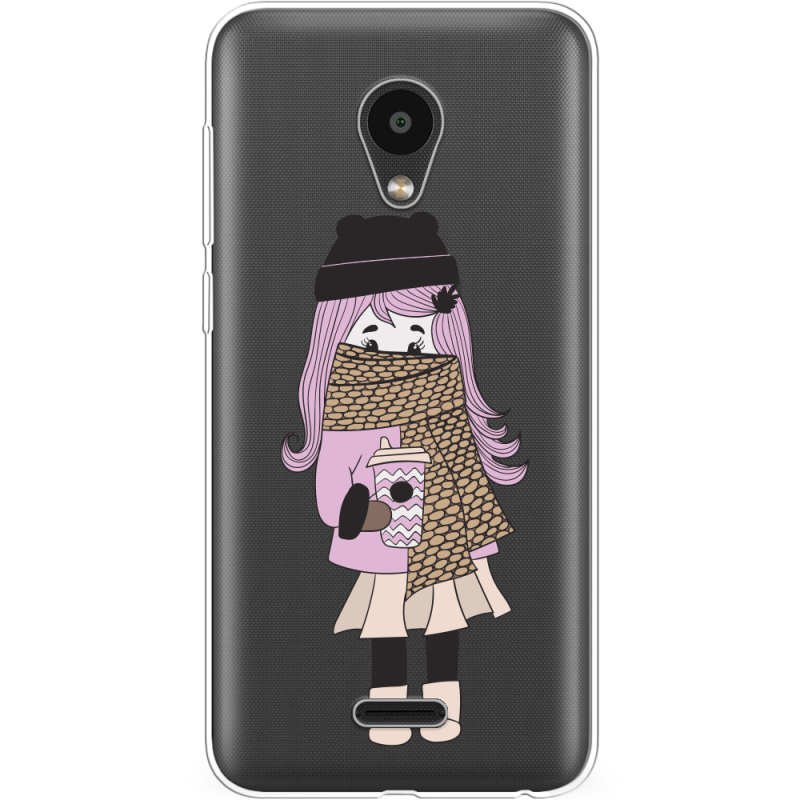 Прозрачный чехол Uprint Meizu C9 Winter Morning Girl