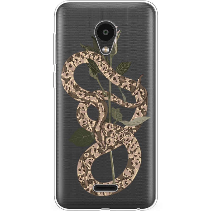 Прозрачный чехол Uprint Meizu C9 Glamor Snake