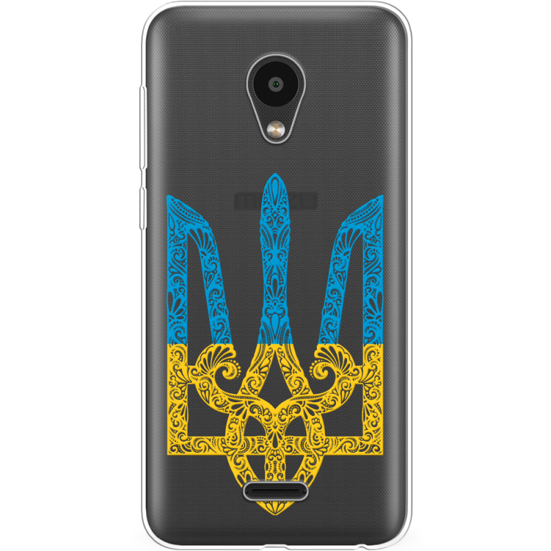 Прозрачный чехол Uprint Meizu C9 Gold Trident