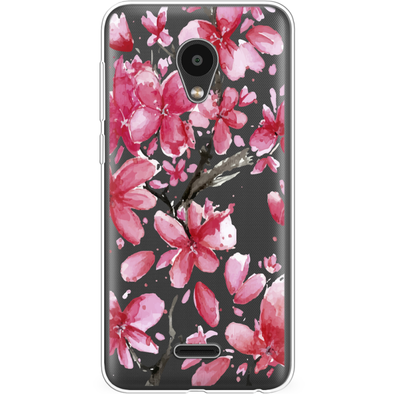 Прозрачный чехол Uprint Meizu C9 Pink Magnolia