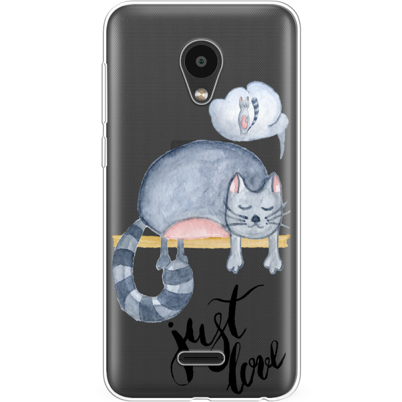 Прозрачный чехол Uprint Meizu C9 Just Love