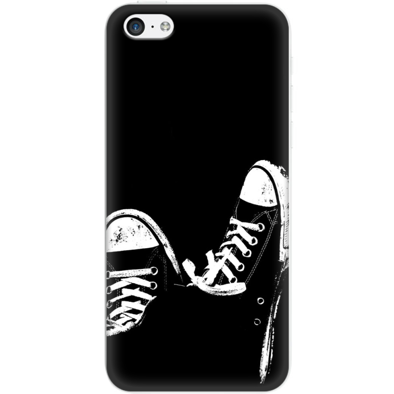 Чехол Uprint Apple iPhone 5C Black Sneakers