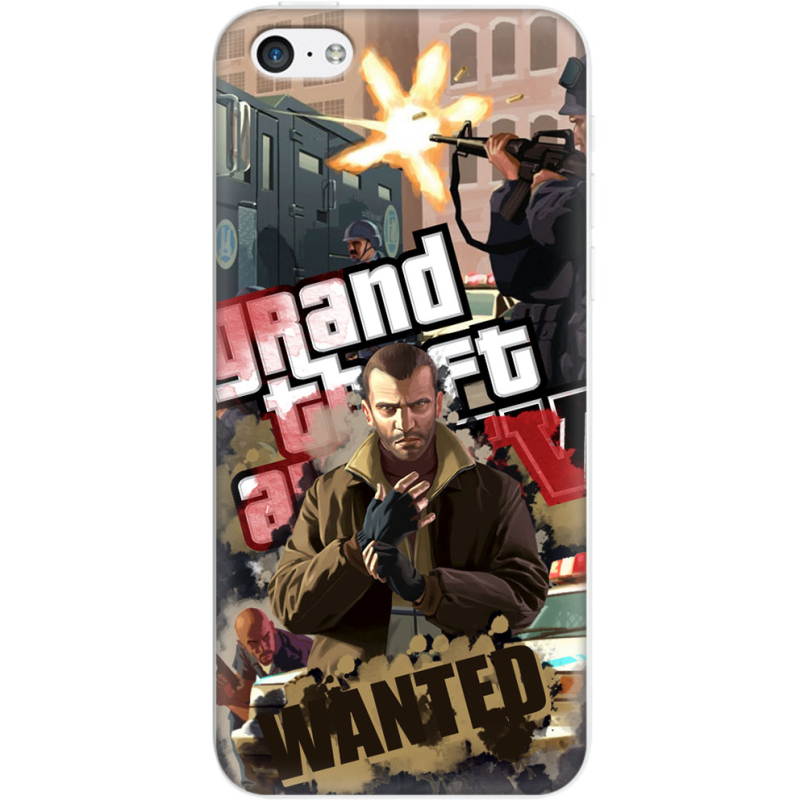 Чехол Uprint Apple iPhone 5C GTA 4