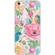 Чехол Uprint Apple iPhone 5C Birds in Flowers