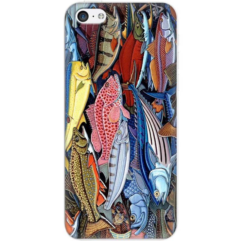 Чехол Uprint Apple iPhone 5C Sea Fish