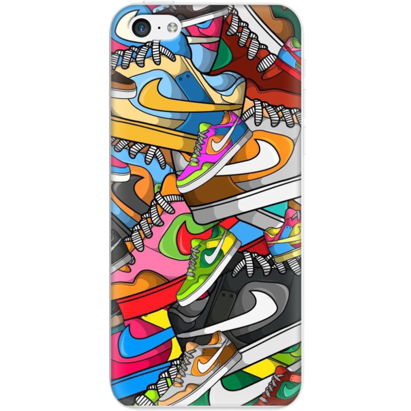 Чехол Uprint Apple iPhone 5C Sneakers