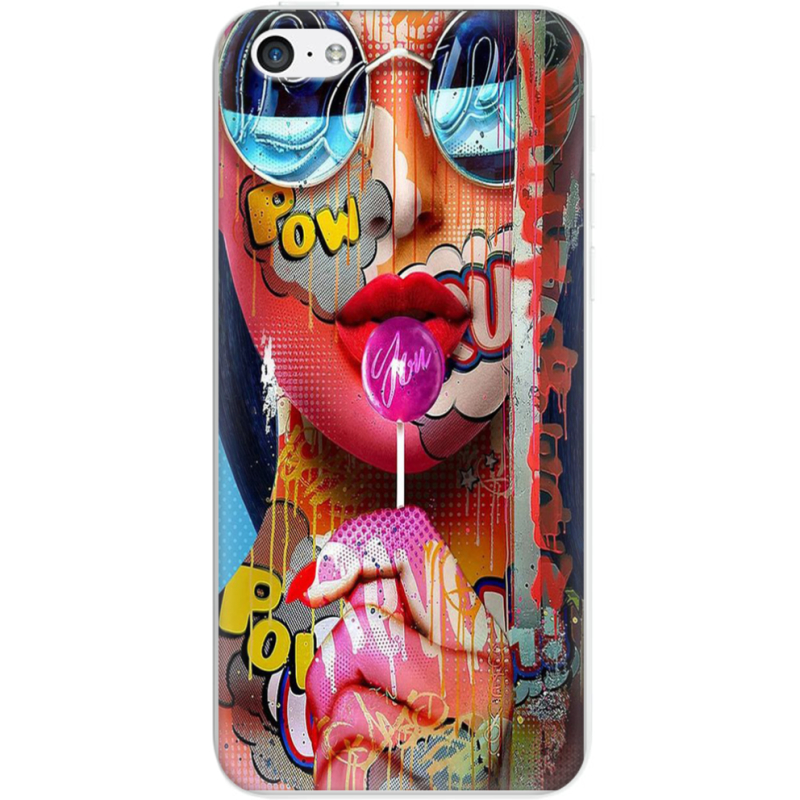 Чехол Uprint Apple iPhone 5C Colorful Girl