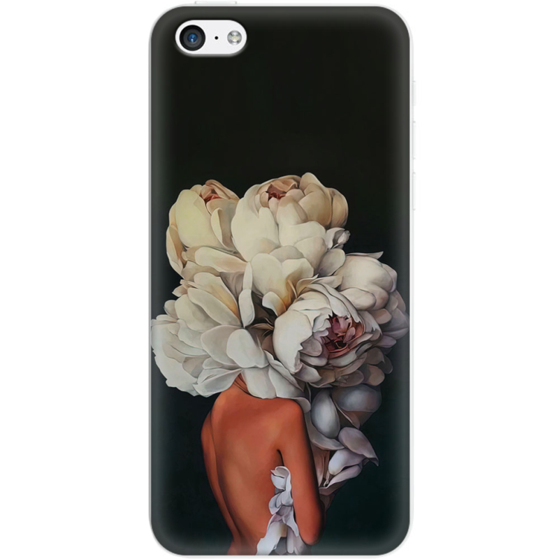 Чехол Uprint Apple iPhone 5C Exquisite White Flowers