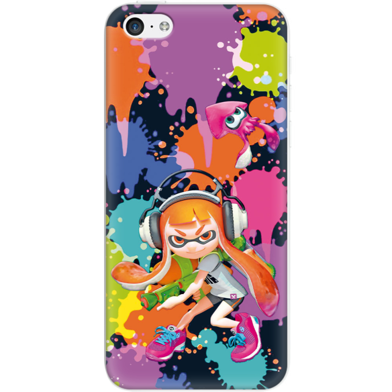 Чехол Uprint Apple iPhone 5C Splatoon Inklings