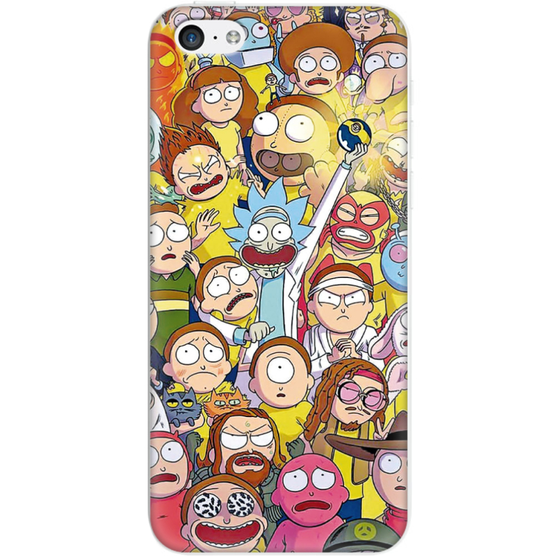 Чехол Uprint Apple iPhone 5C Rick and Morty