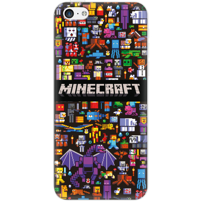 Чехол Uprint Apple iPhone 5C Minecraft Mobbery