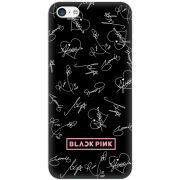 Чехол Uprint Apple iPhone 5C Blackpink автограф