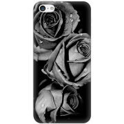 Чехол Uprint Apple iPhone 5C Black and White Roses