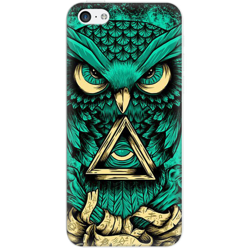 Чехол Uprint Apple iPhone 5C Masonic Owl