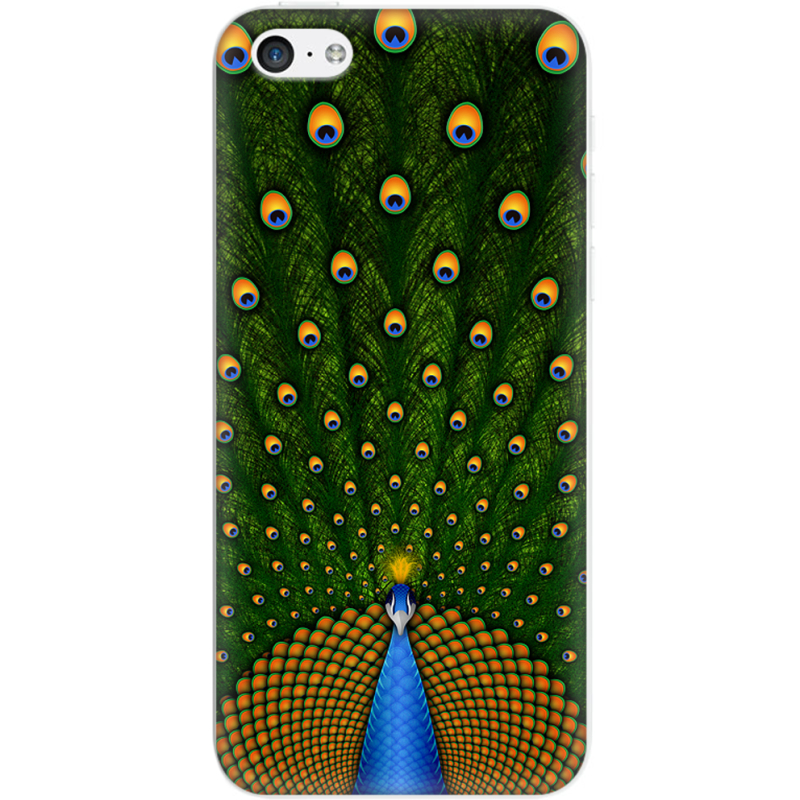 Чехол Uprint Apple iPhone 5C Peacocks Tail