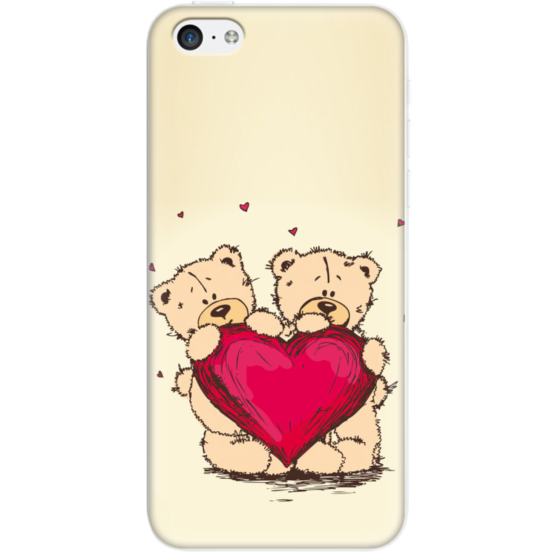 Чехол Uprint Apple iPhone 5C Teddy Bear Love