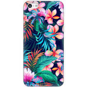 Чехол Uprint Apple iPhone 5C flowers in the tropics