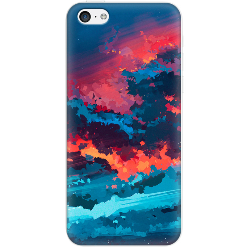 Чехол Uprint Apple iPhone 5C Thunderclouds