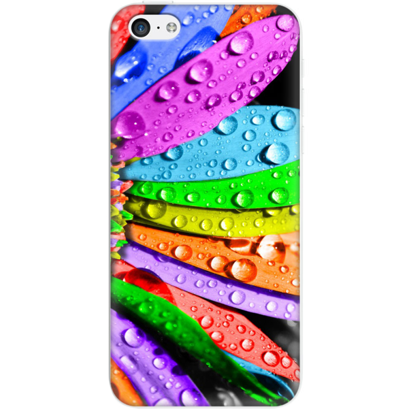 Чехол Uprint Apple iPhone 5C Colored Chamomile