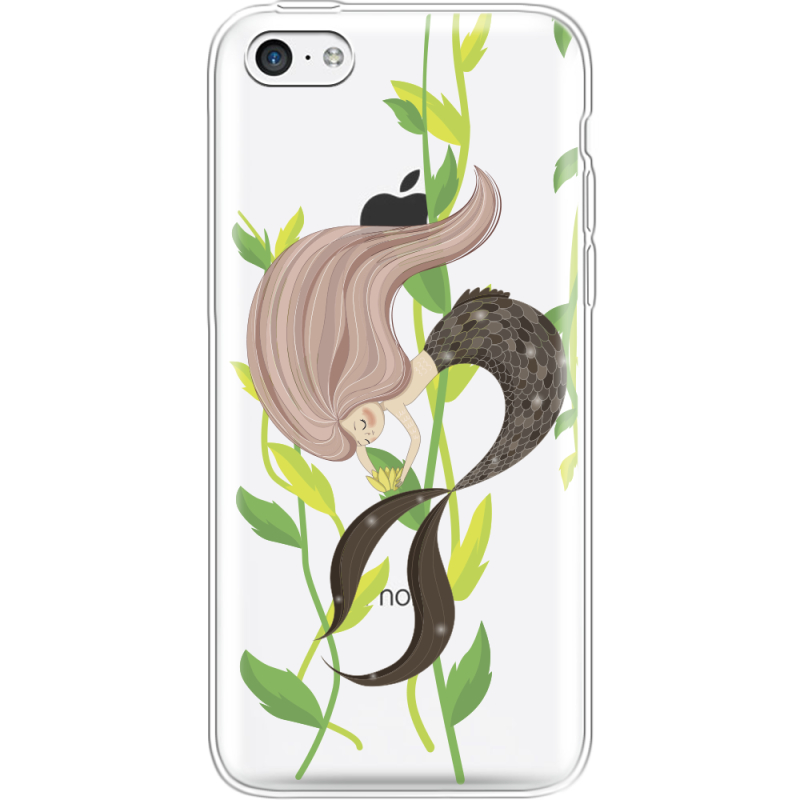 Прозрачный чехол Uprint Apple iPhone 5С Cute Mermaid