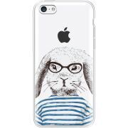 Прозрачный чехол Uprint Apple iPhone 5С MR. Rabbit