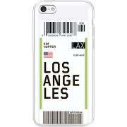 Прозрачный чехол Uprint Apple iPhone 5С Ticket Los Angeles