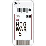 Прозрачный чехол Uprint Apple iPhone 5С Ticket Hogwarts