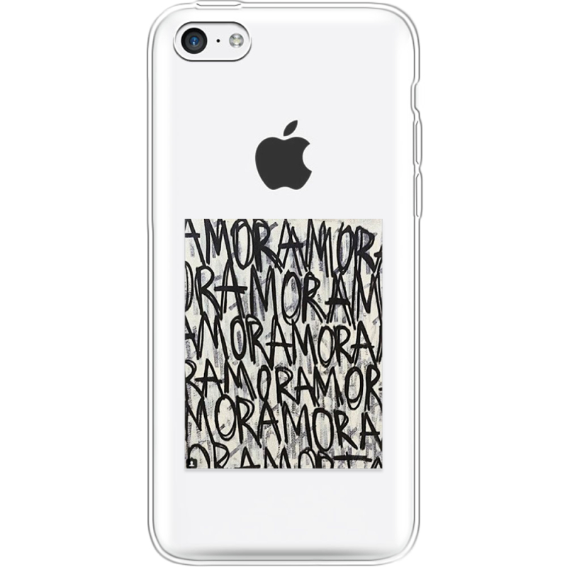 Прозрачный чехол Uprint Apple iPhone 5С Amor Amor