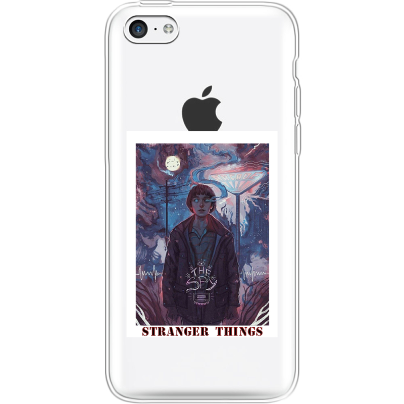 Прозрачный чехол Uprint Apple iPhone 5С Stranger Things