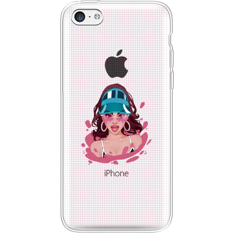 Прозрачный чехол Uprint Apple iPhone 5С Selena Gomez