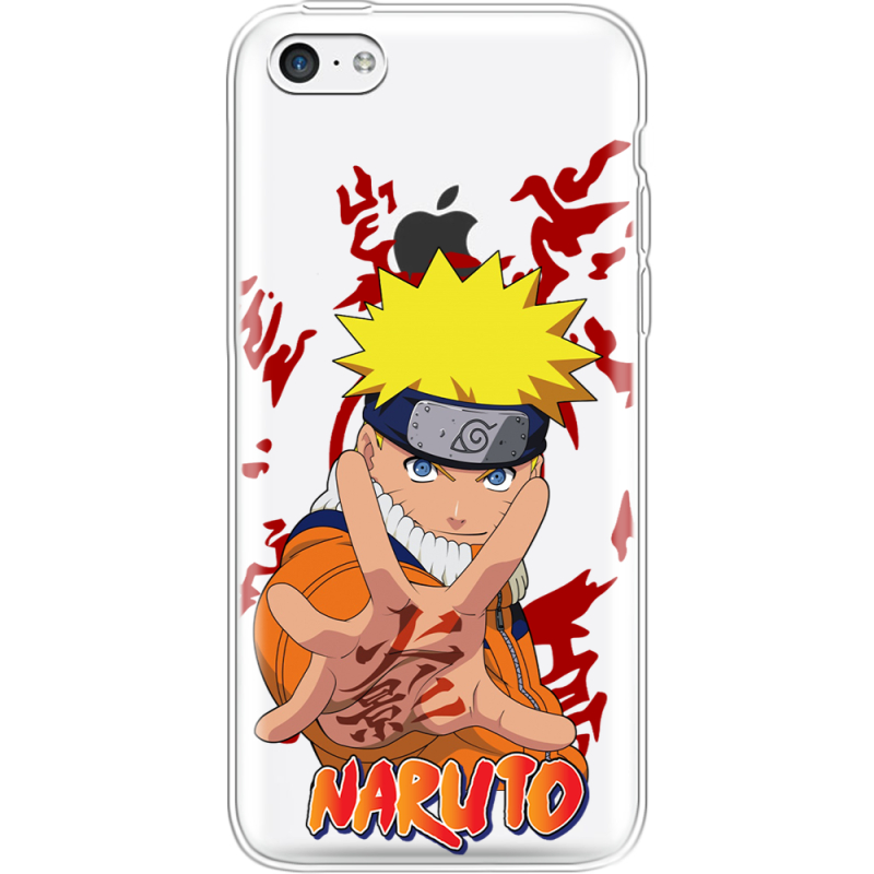 Прозрачный чехол Uprint Apple iPhone 5С Naruto