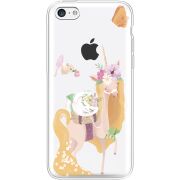 Прозрачный чехол Uprint Apple iPhone 5С Uni Blonde