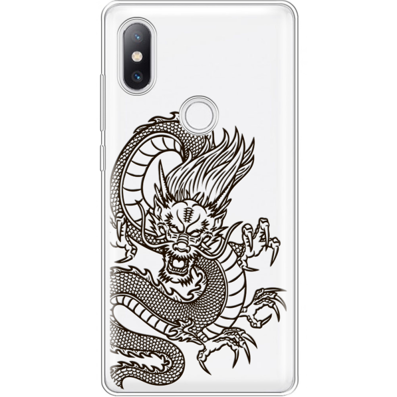 Прозрачный чехол Uprint Xiaomi Mi Mix 2s Chinese Dragon