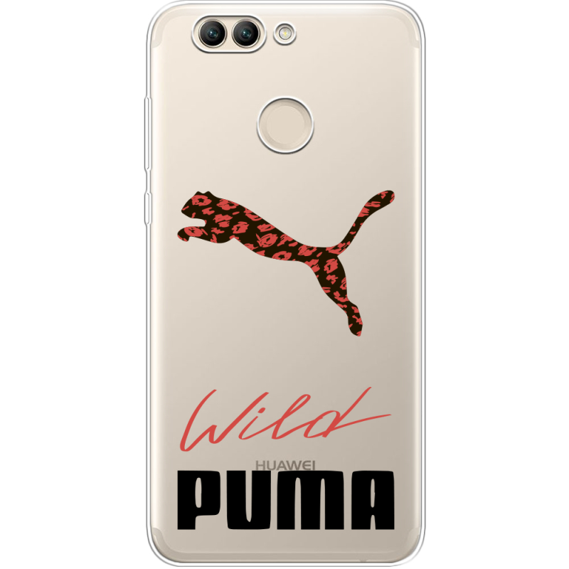 Прозрачный чехол Uprint Huawei Nova 2 Wild Cat