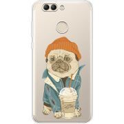 Прозрачный чехол Uprint Huawei Nova 2 Dog Coffeeman